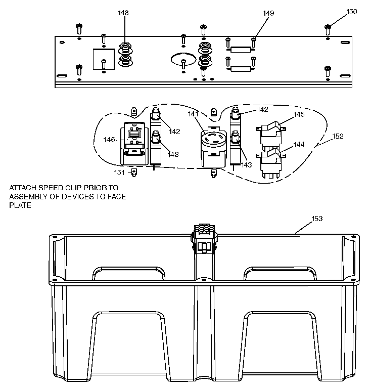 Panel Diagram and Parts List for BS600 Type 0 Porter Cable Generator